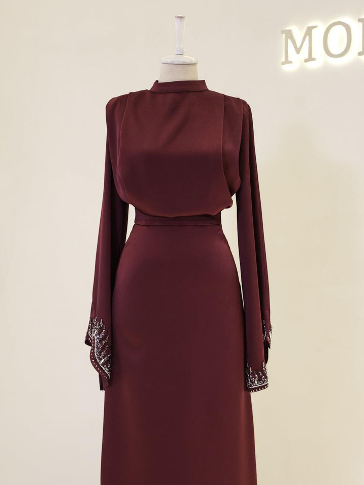 tesettur-abiye-Beverly Tesettür Takım-ModaZehrada