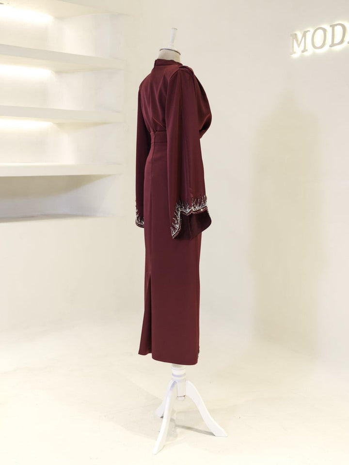 tesettur-abiye-Beverly Tesettür Takım-ModaZehrada