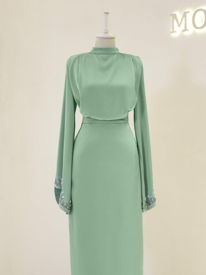 tesettur-abiye-Beverly Tesettür Takım-ModaZehrada