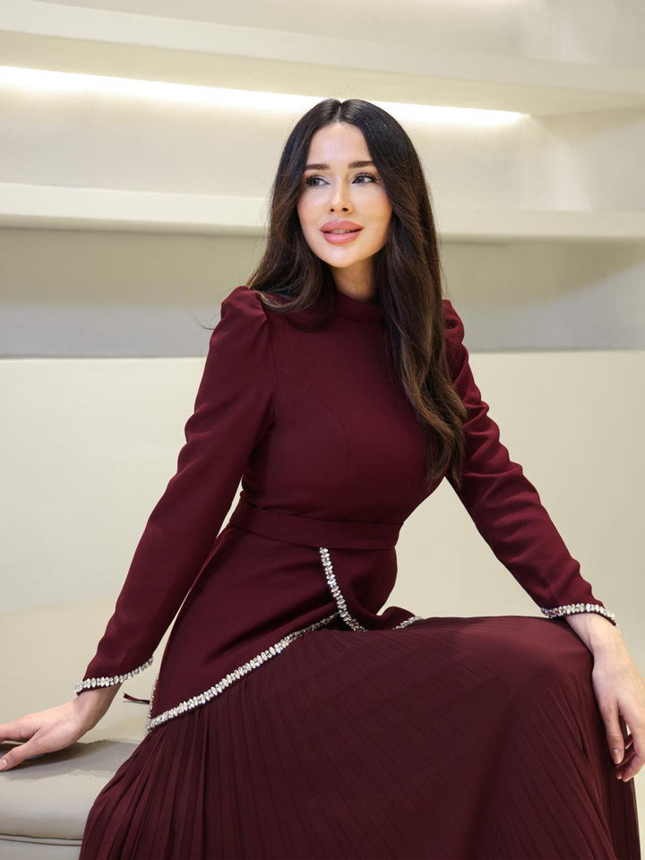 tesettur-abiye-Faye Tesettür Takım-ModaZehrada