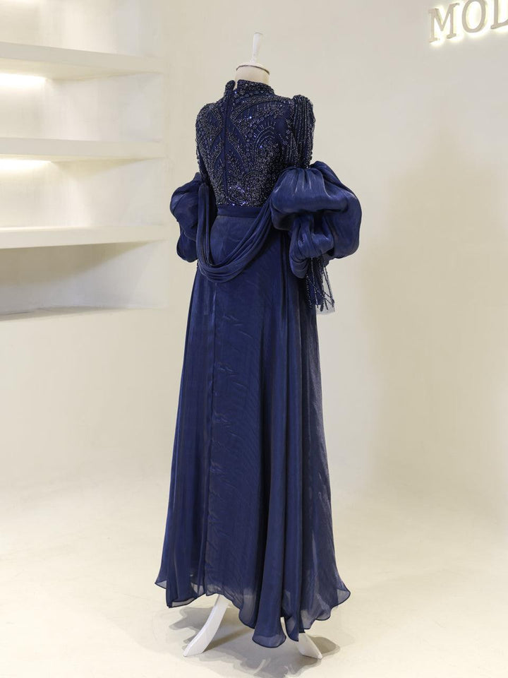 tesettur-abiye-Geraldine Tesettür Abiye-ModaZehrada