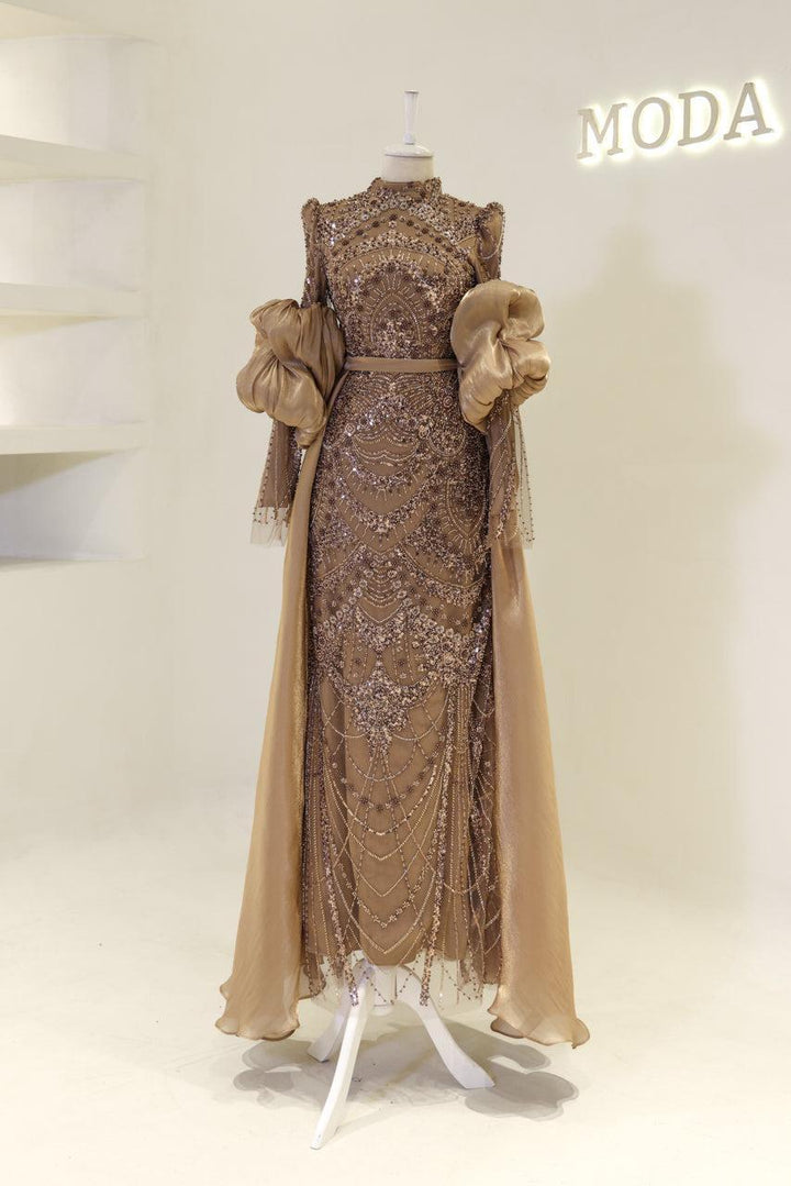 tesettur-abiye-Geraldine Tesettür Abiye-ModaZehrada