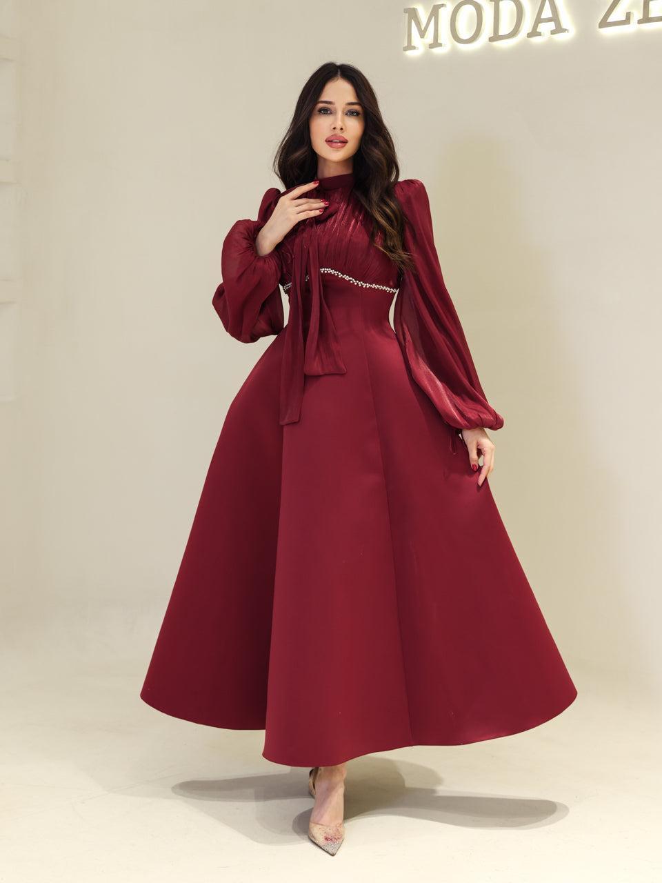 tesettur-abiye-Rosalia Tesettür Abiye-ModaZehrada